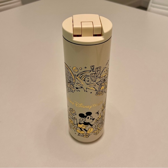 NEW STARBUCKS DISNEY WORLD MICKEY MOUSE 4 PARKS STAINLESS STEEL SHIMMER TUMBLER - Picture 6 of 11